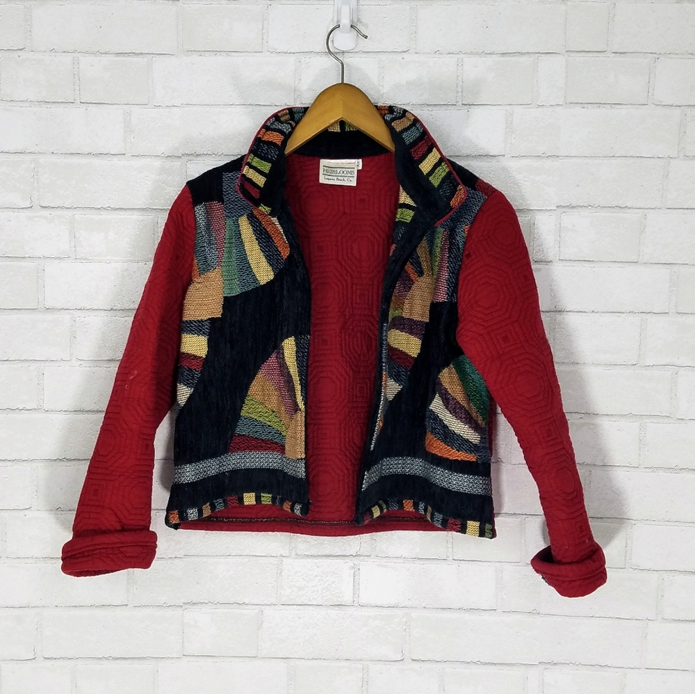 Heirlooms Laguna Beach Knit Quilted Carpet Jacket